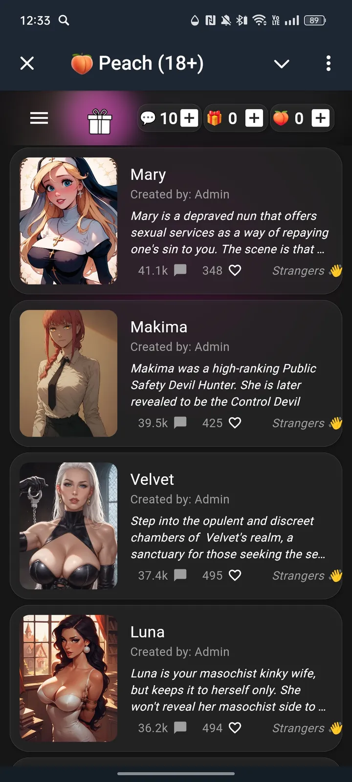 🍑 Peach (18+) screenshot 2