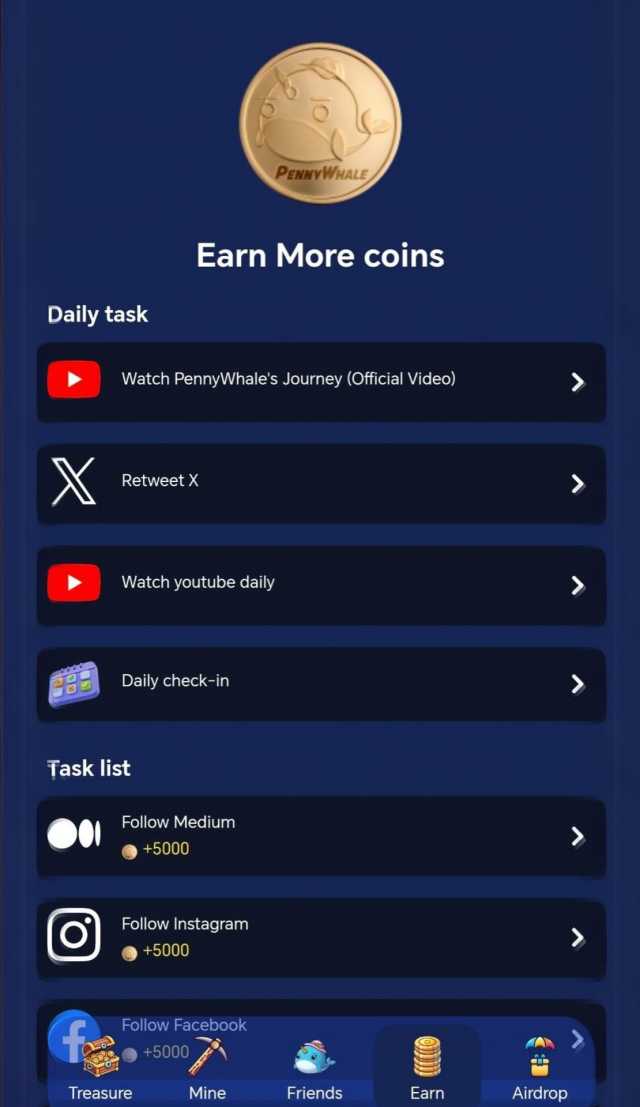PennyWhale screenshot 2