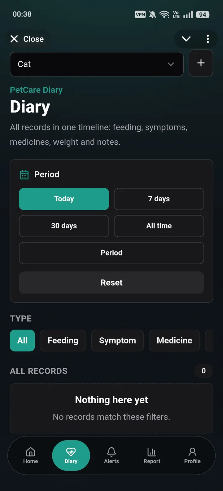 PetCare Diary screenshot 3