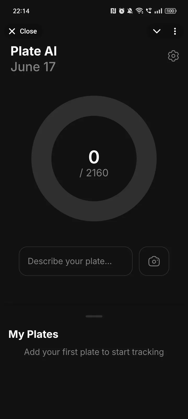 Plate AI - Smart Eating Assistant screenshot 1