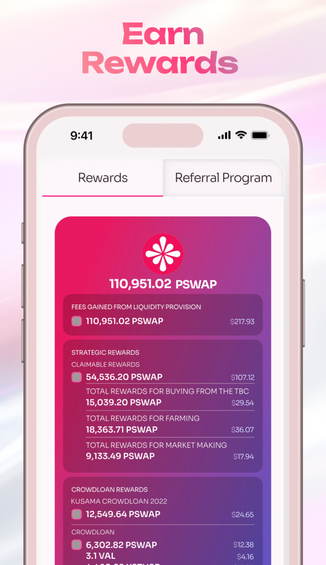Polkaswap DEX screenshot 3
