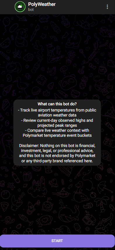 PolyWeather screenshot 1