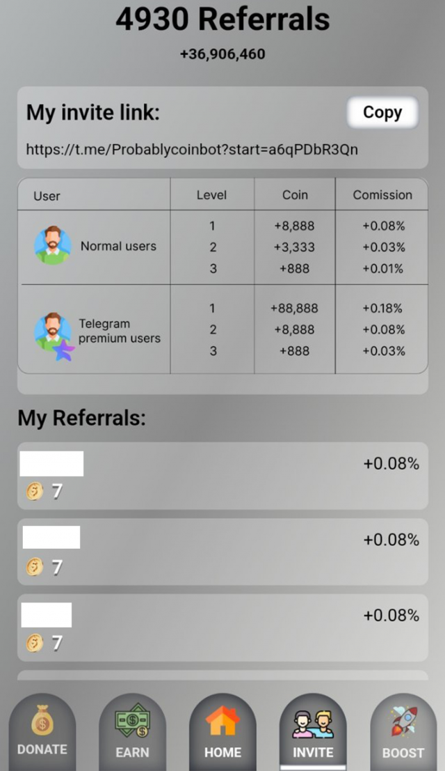 Probablycoin screenshot 2