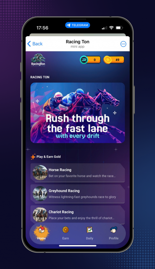 Racing TON screenshot 1
