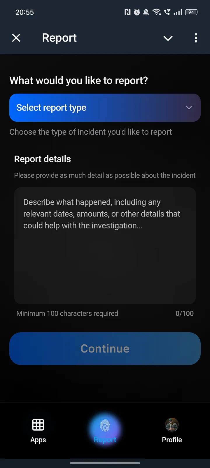 Report screenshot 3