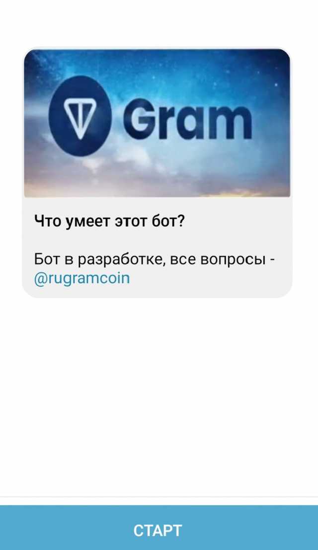 RuGramCoin Bot screenshot 1