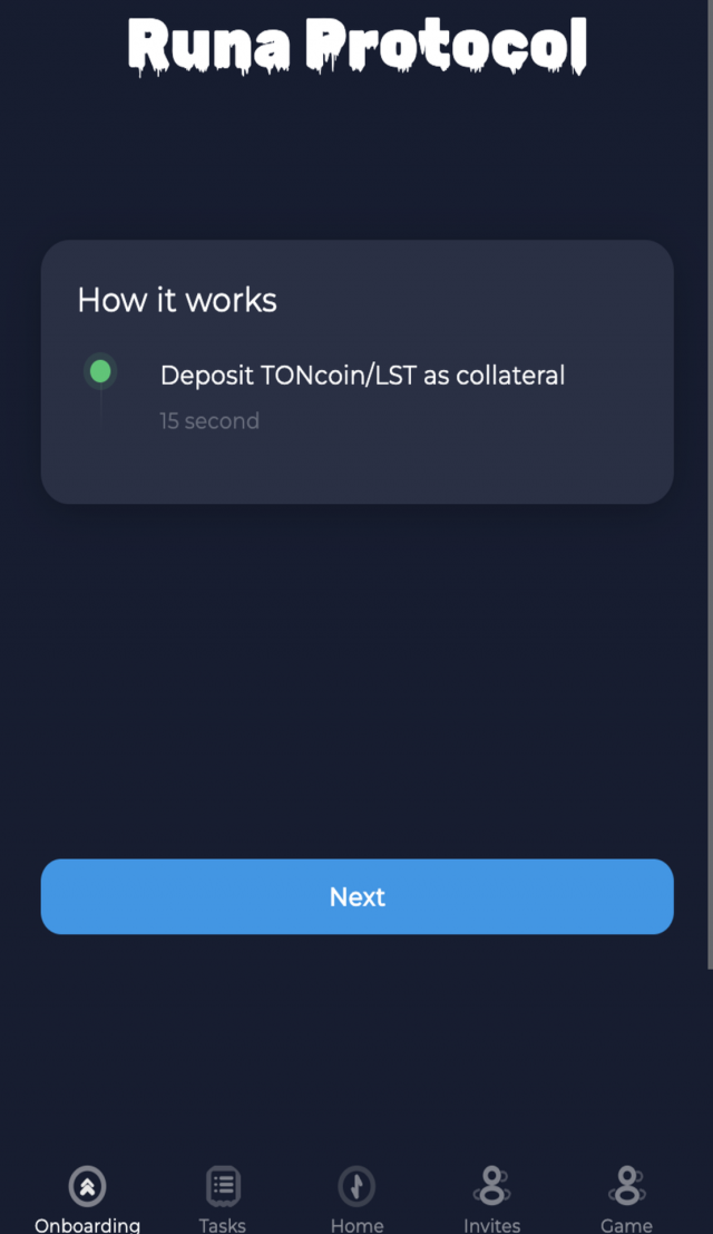 Runa Protocol screenshot 1