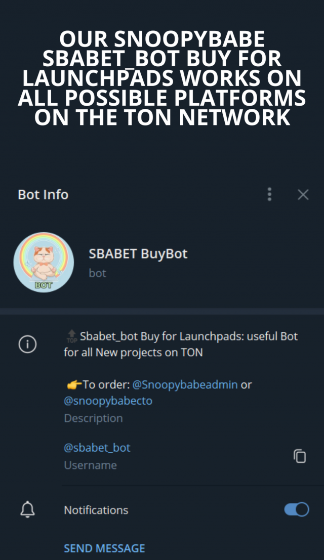 SBABET BuyBot screenshot 3