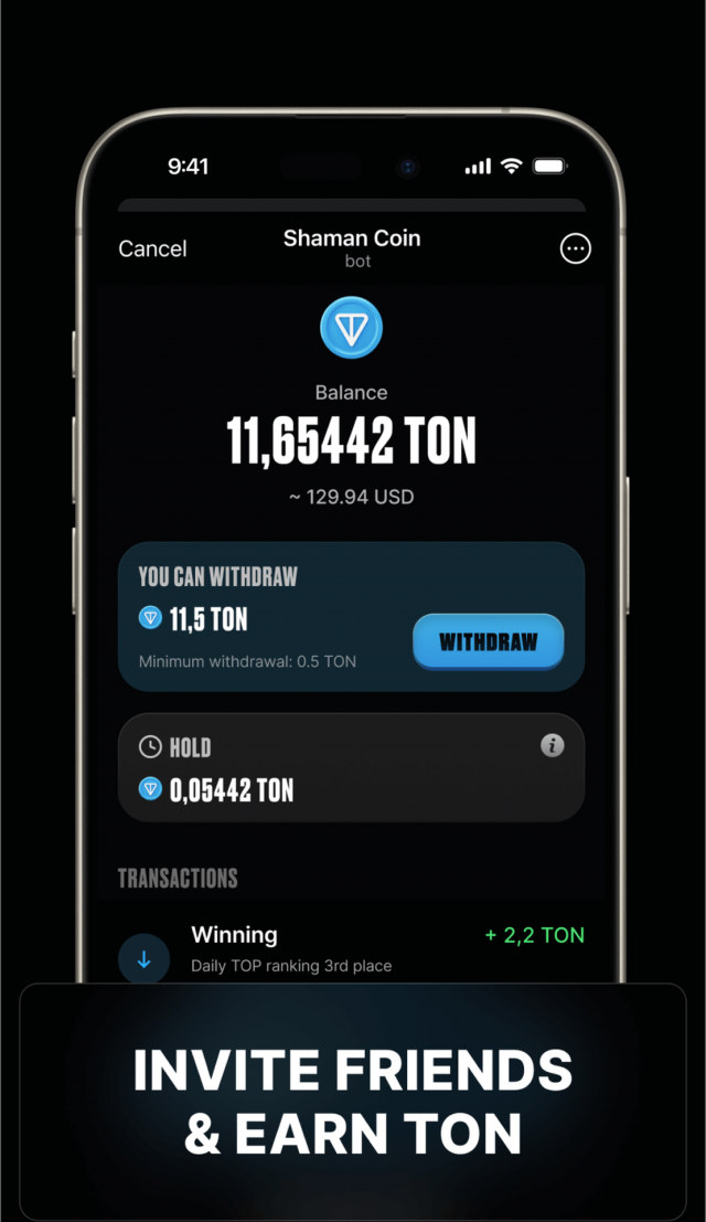 ShamanCoin screenshot 2