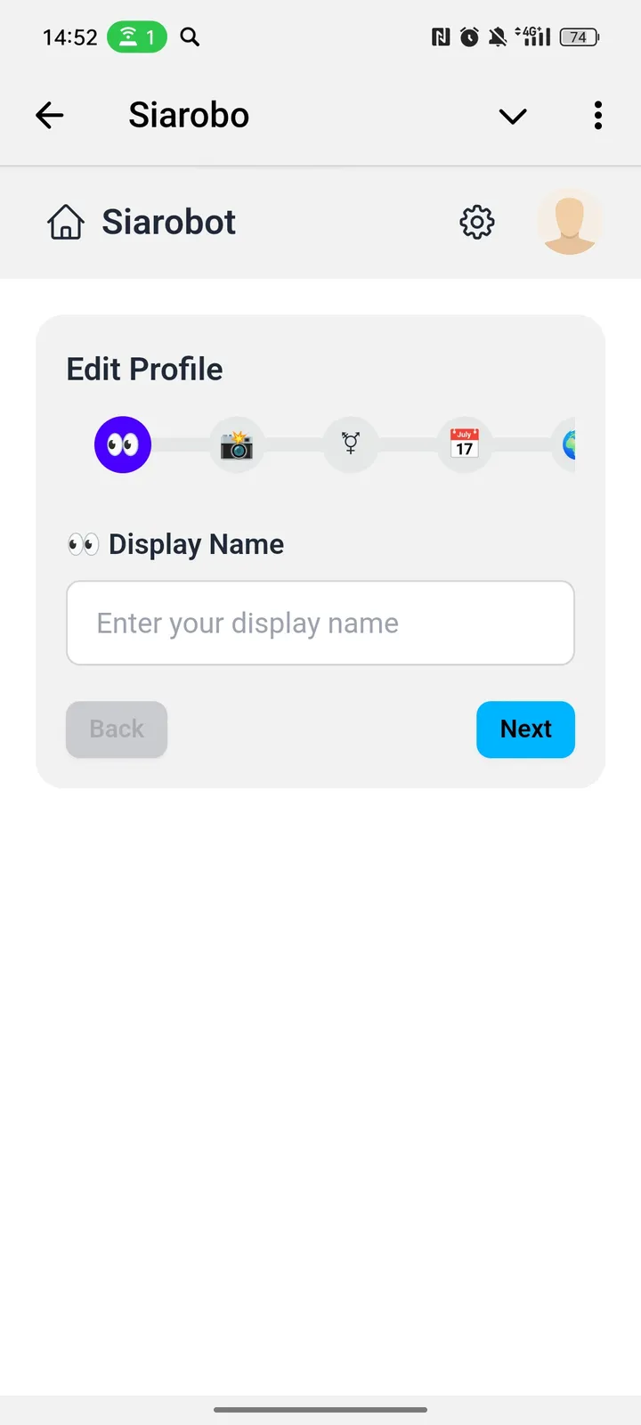 Siarobo screenshot 2