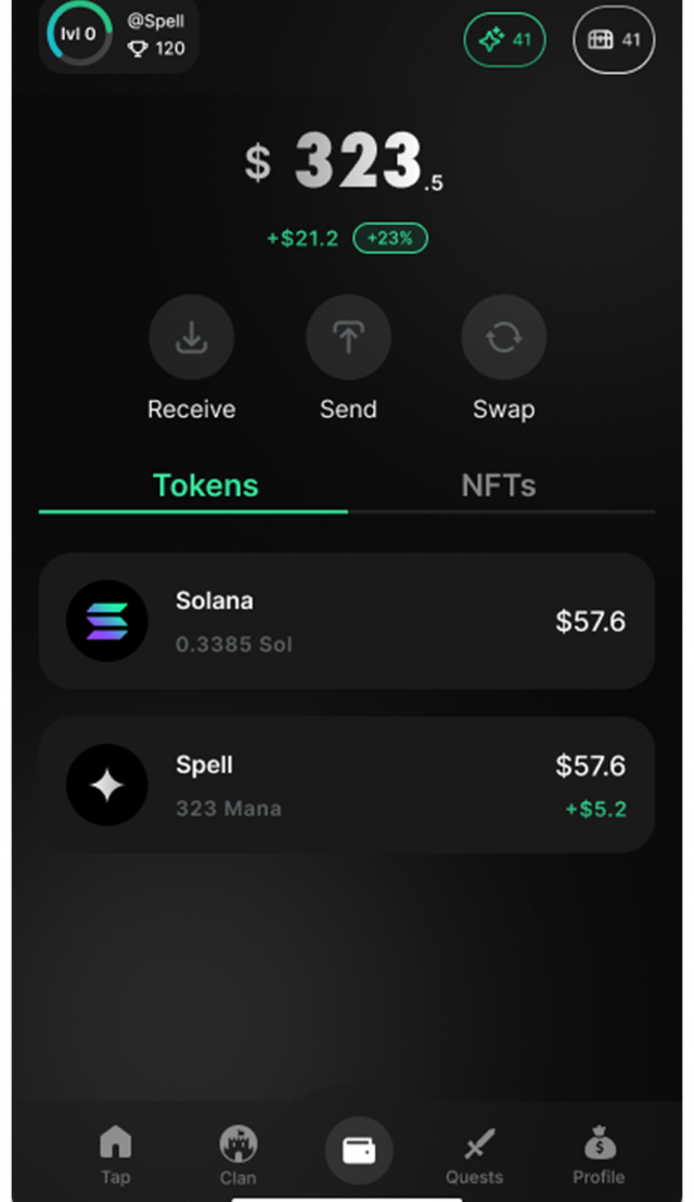 Spell Wallet screenshot 2
