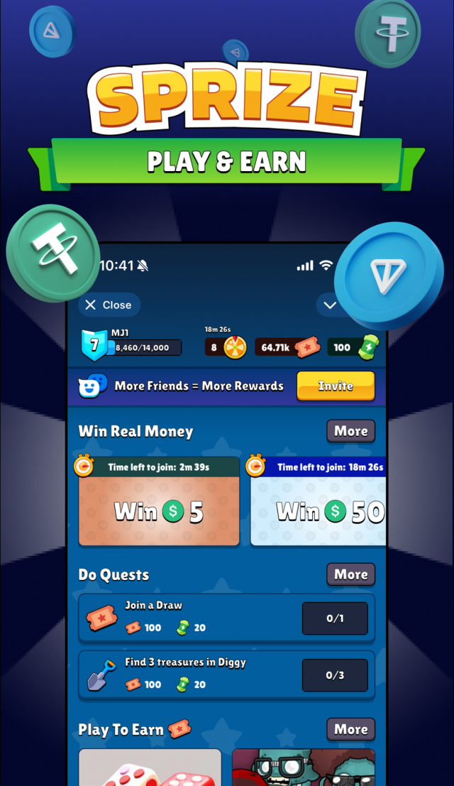 Sprize screenshot 1
