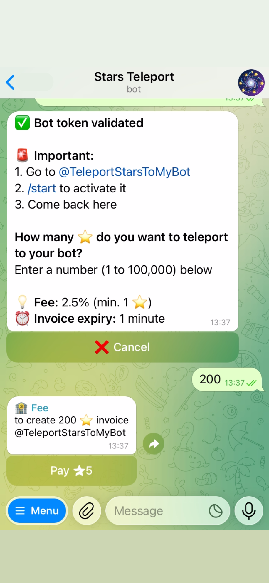 Stars Teleport screenshot 3