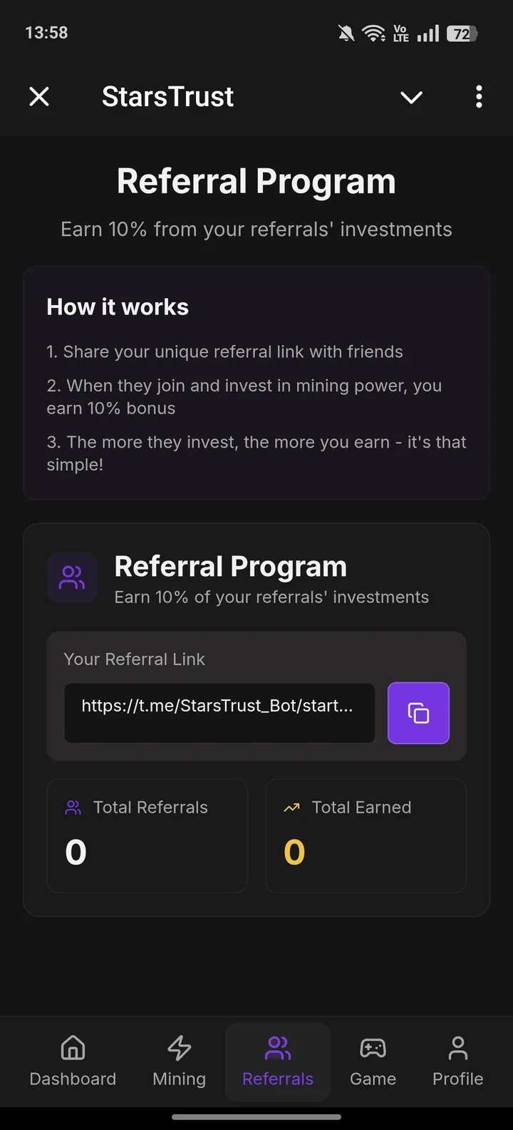 StarsTrust screenshot 3