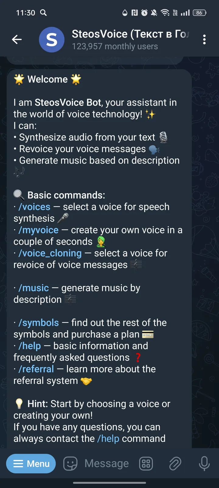 SteosVoice (Текст в Голос) screenshot 2