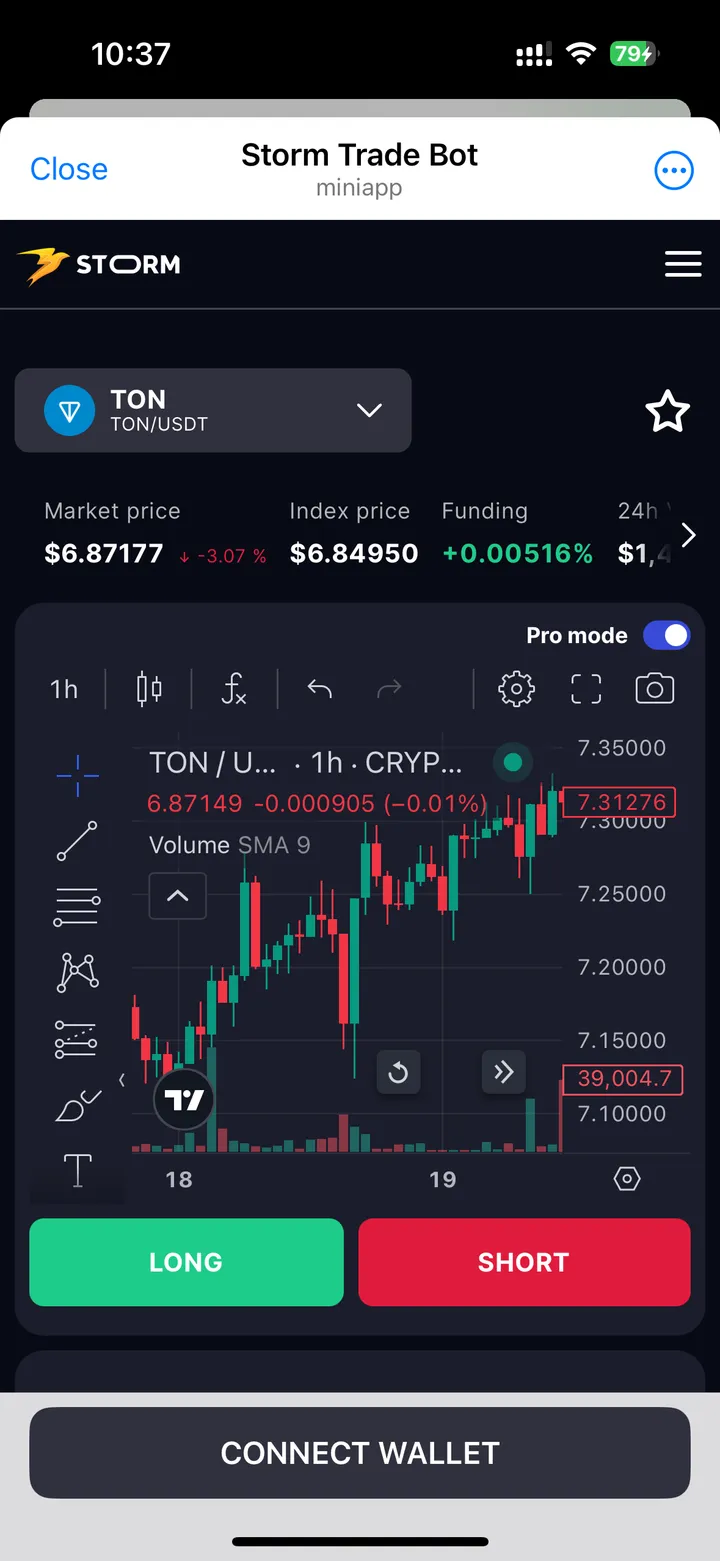 Storm Trade screenshot 1