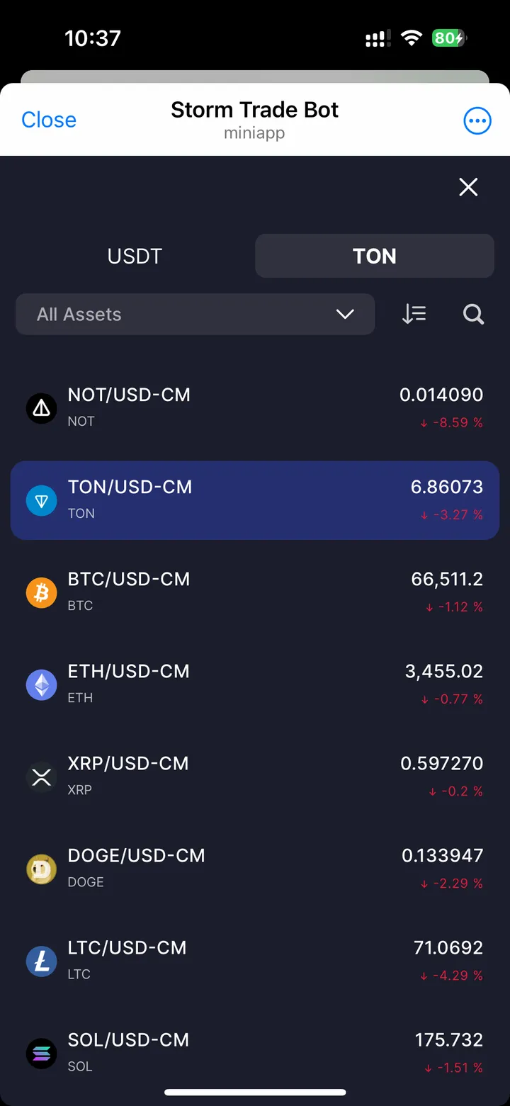 Storm Trade screenshot 2