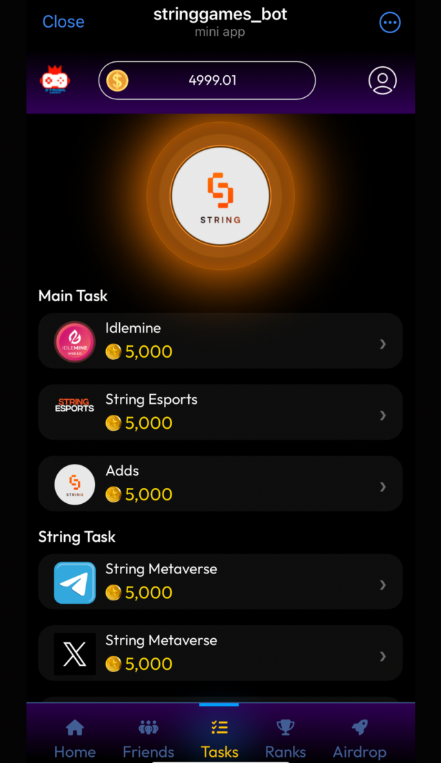 String Games screenshot 2