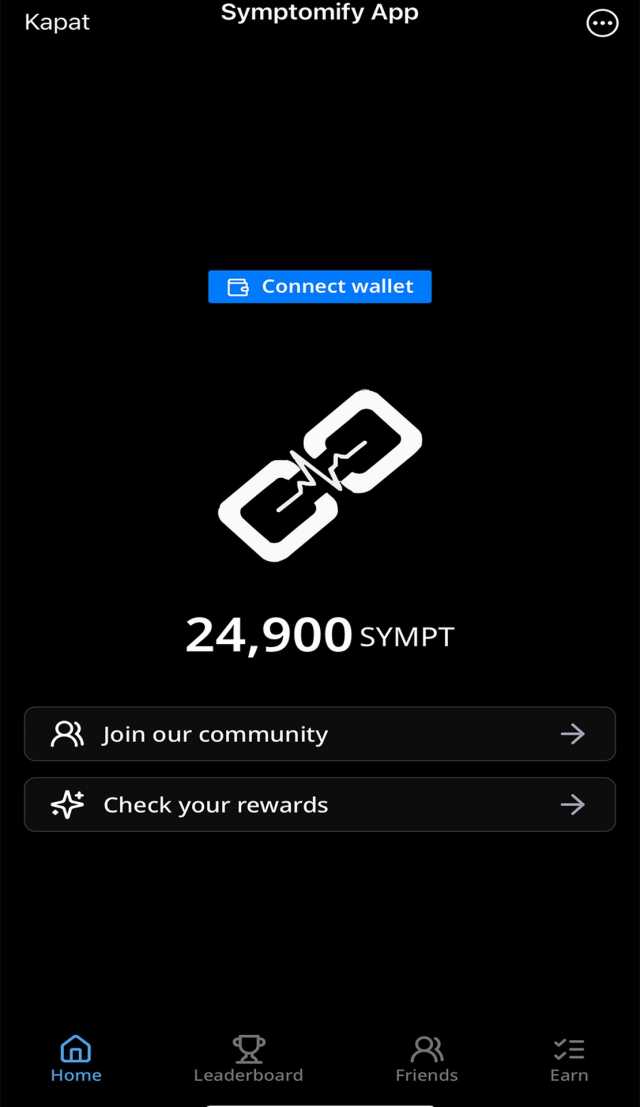 Symptomify App screenshot 1