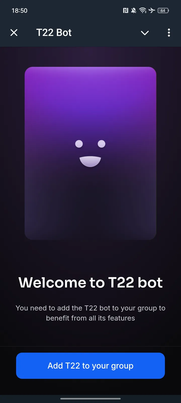 T22 Bot screenshot 1