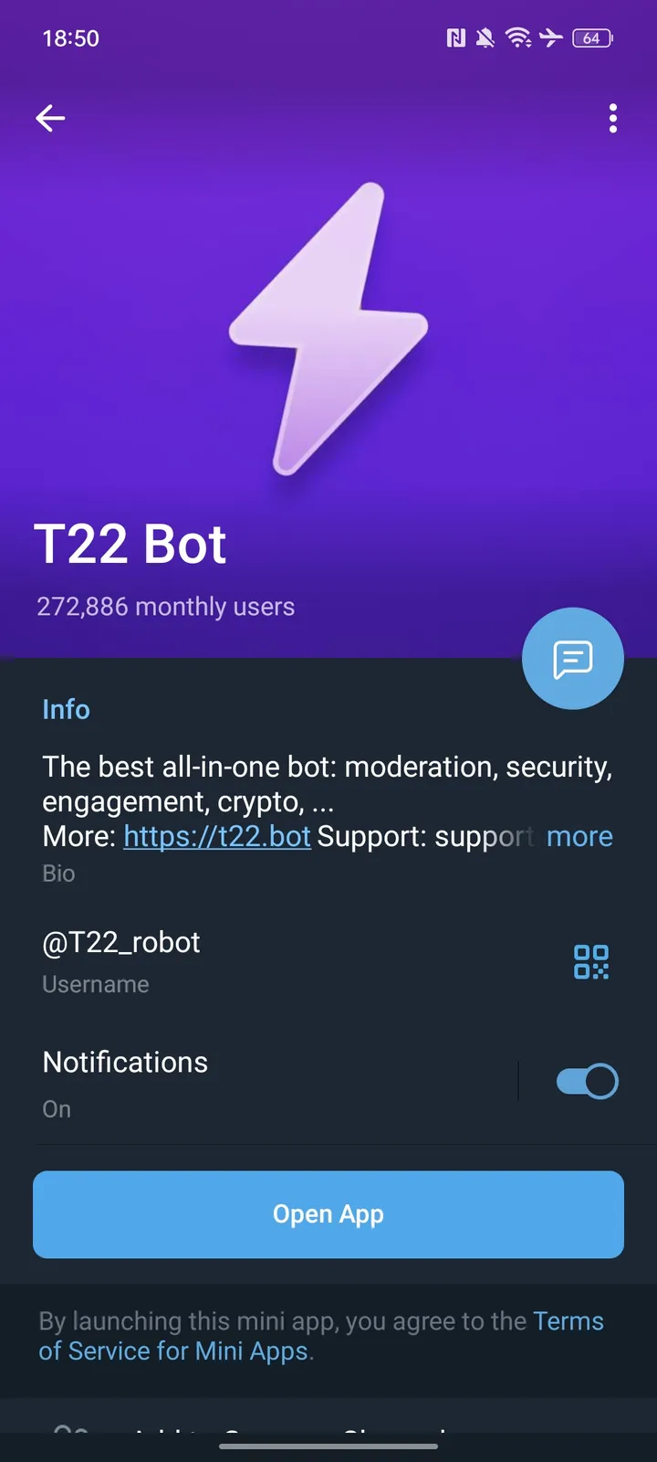 T22 Bot screenshot 4