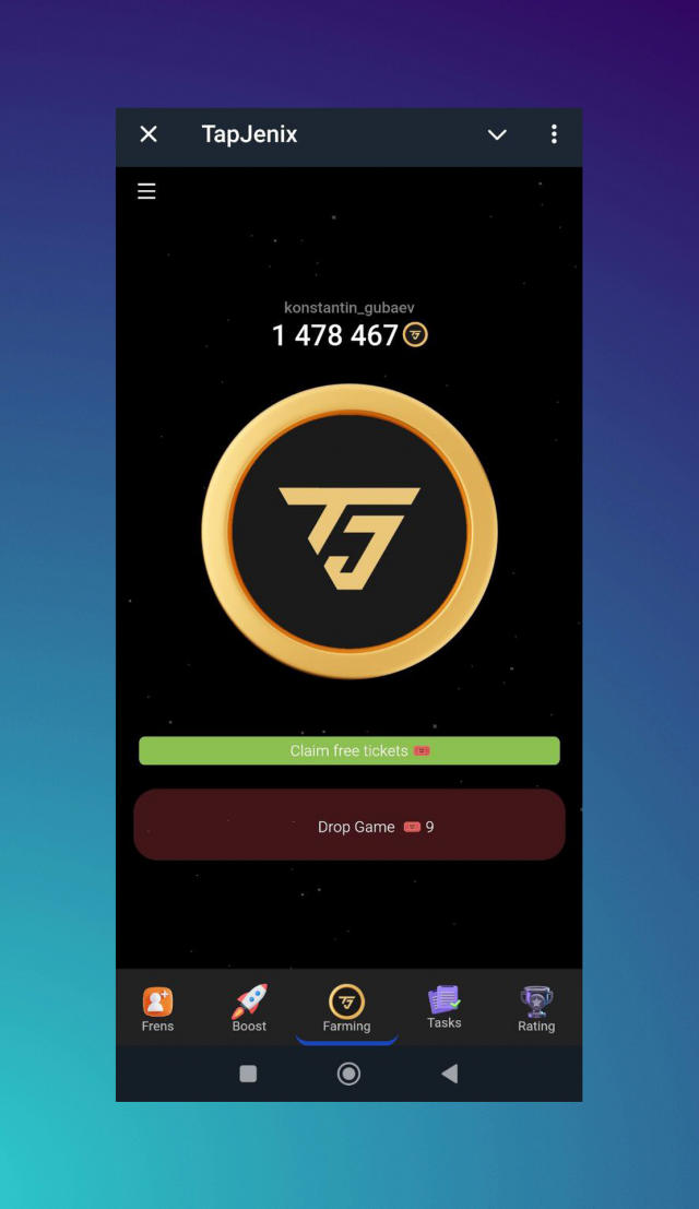 Tapjenix screenshot 1