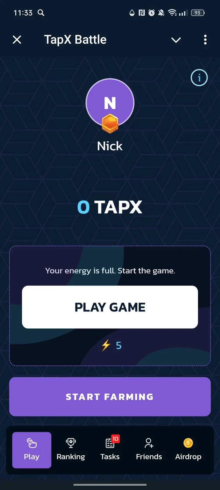 TapX Battle screenshot 1