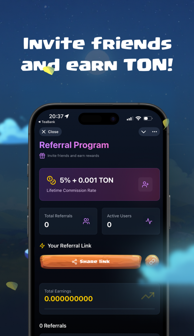 TeaBank screenshot 2