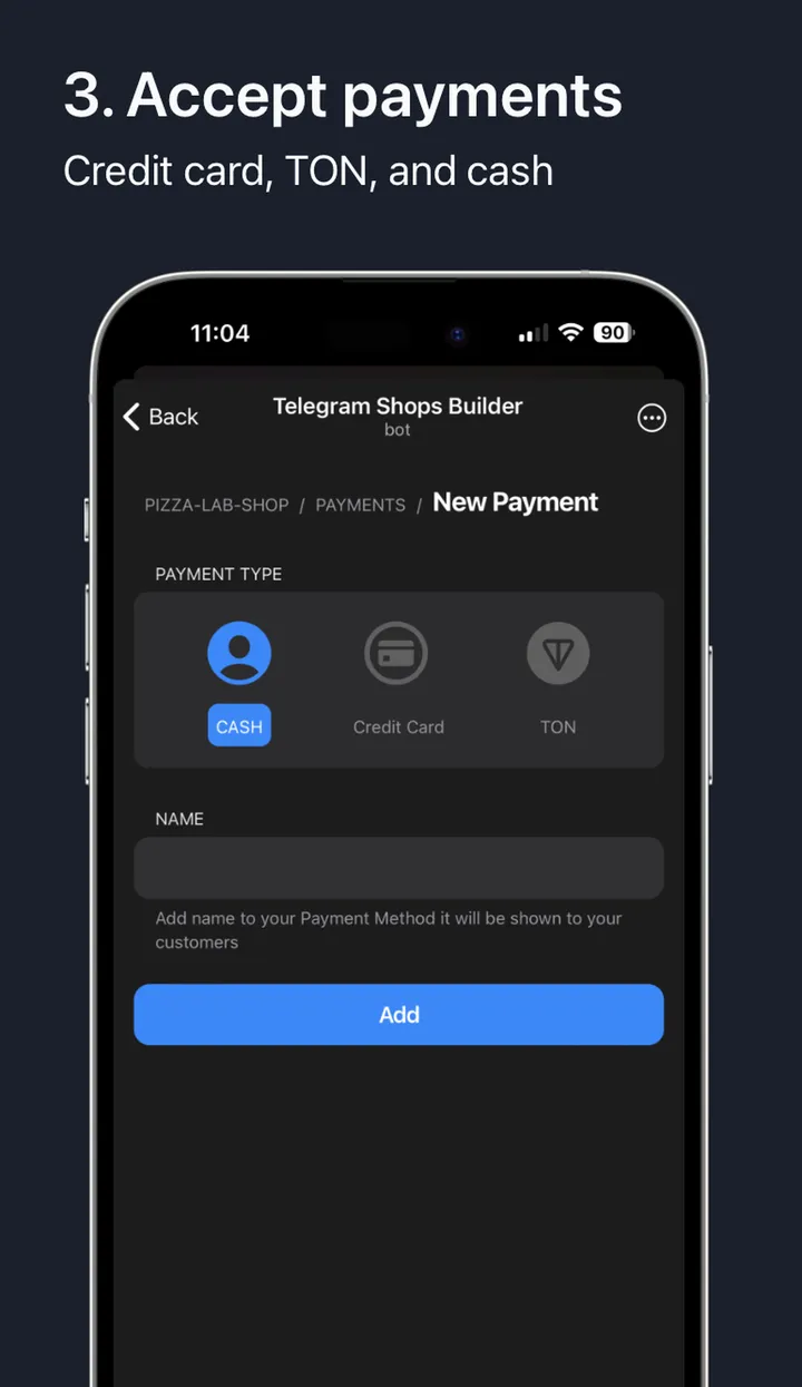 Telegram Shops Builder screenshot 2