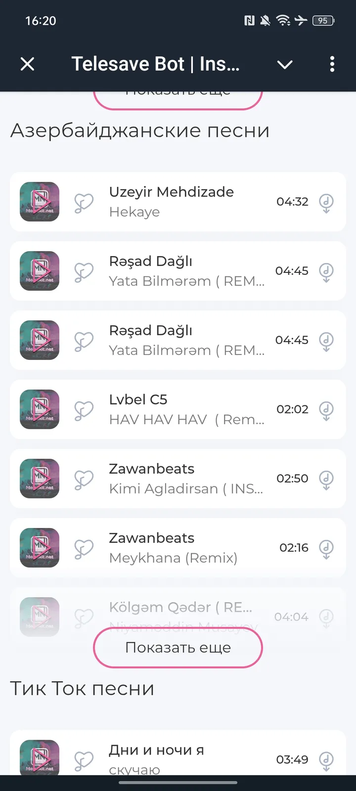 Telesave Bot | Instagram Tiktok Youtube Shazam screenshot 3