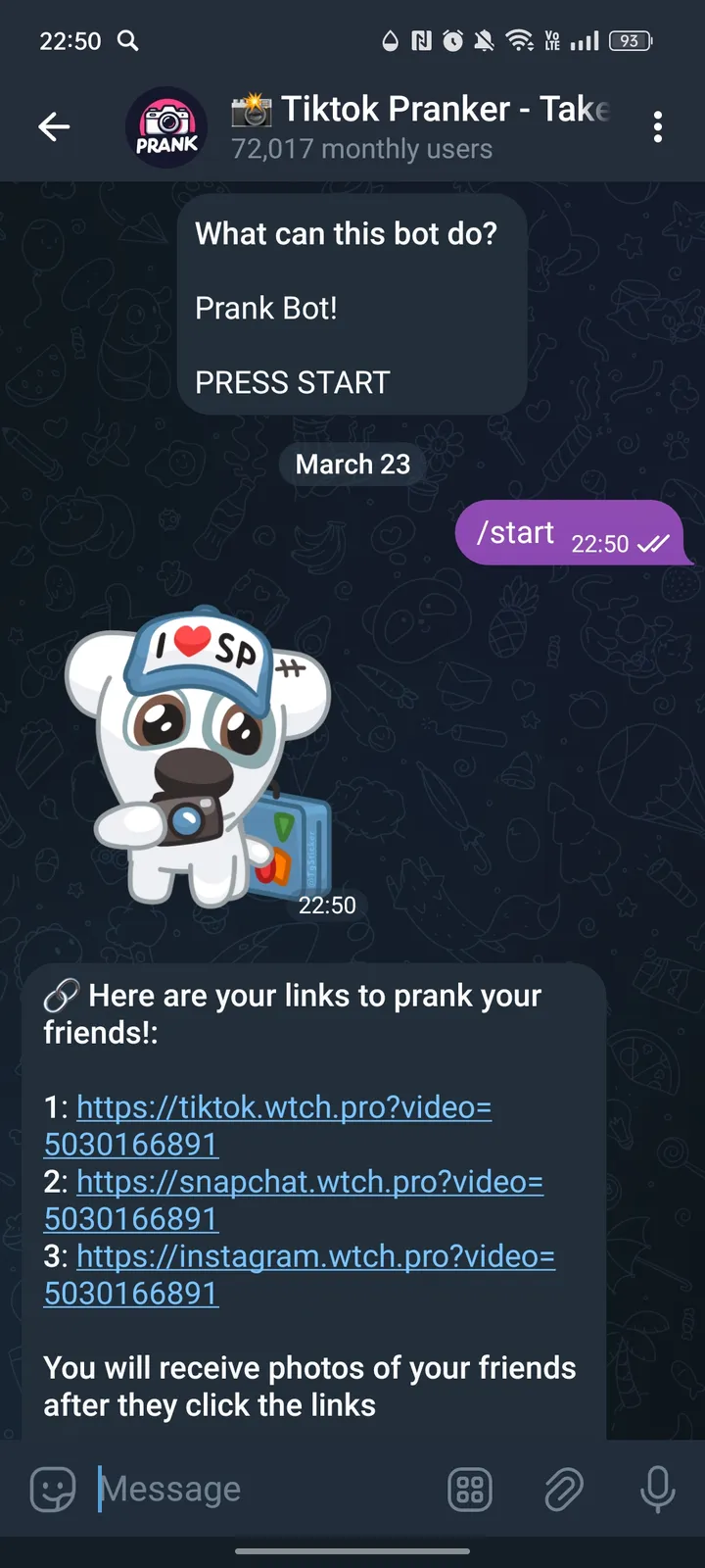 📸 Tiktok Pranker - Сфоткай своего друга | Фото по ссылке | Пранк screenshot 1