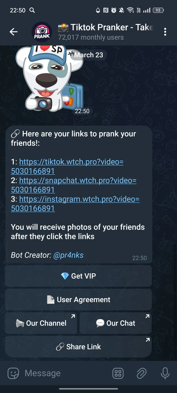 📸 Tiktok Pranker - Сфоткай своего друга | Фото по ссылке | Пранк screenshot 2