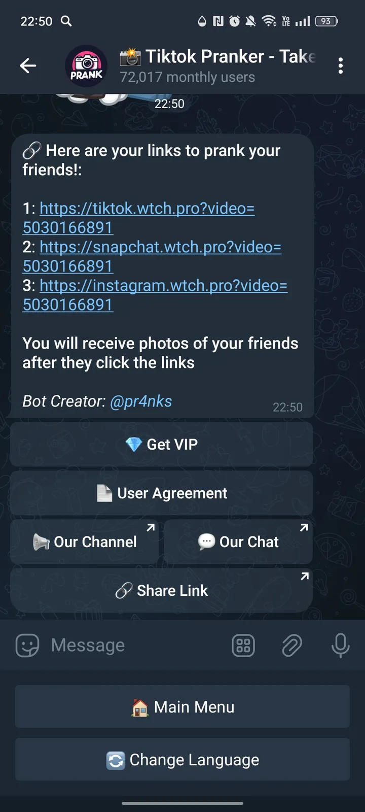 📸 Tiktok Pranker - Сфоткай своего друга | Фото по ссылке | Пранк screenshot 3