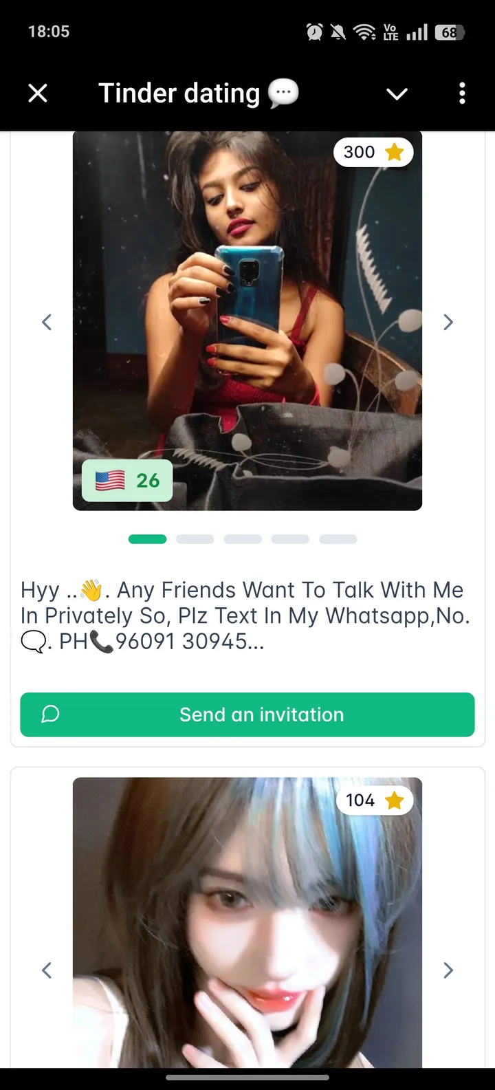 Tinder dating 💬 screenshot 2