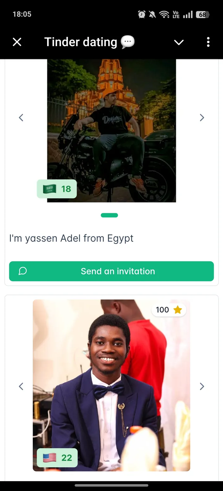 Tinder dating 💬 screenshot 3