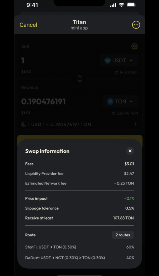 Titan screenshot 3