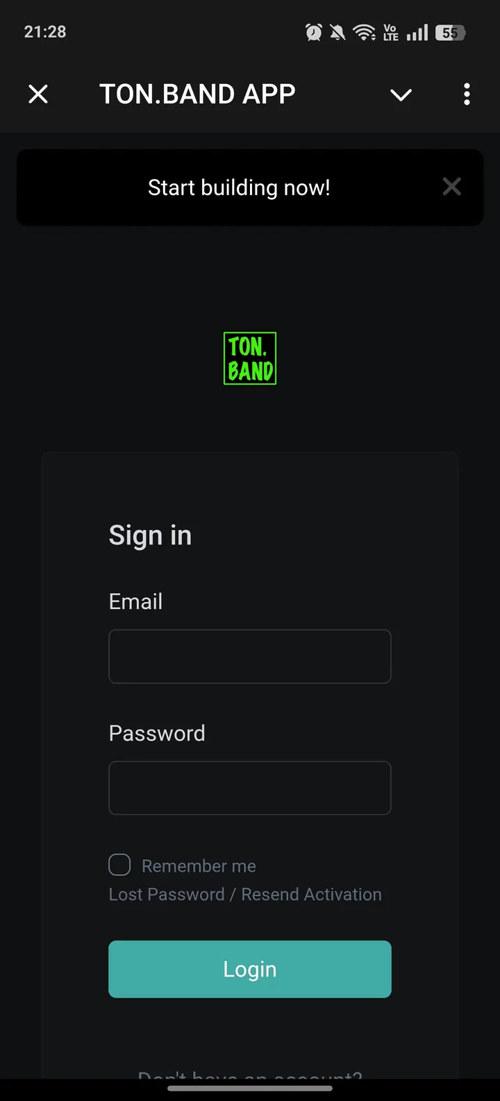 TON.BAND APP screenshot 1