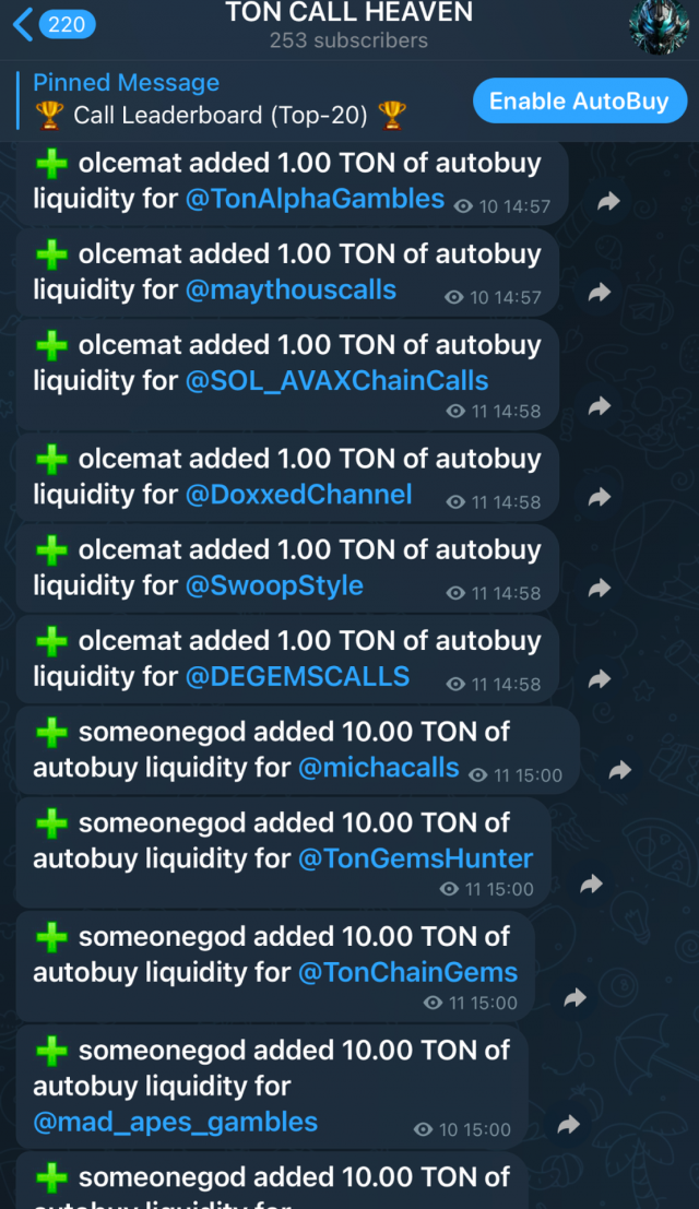 TON Call Heaven screenshot 3