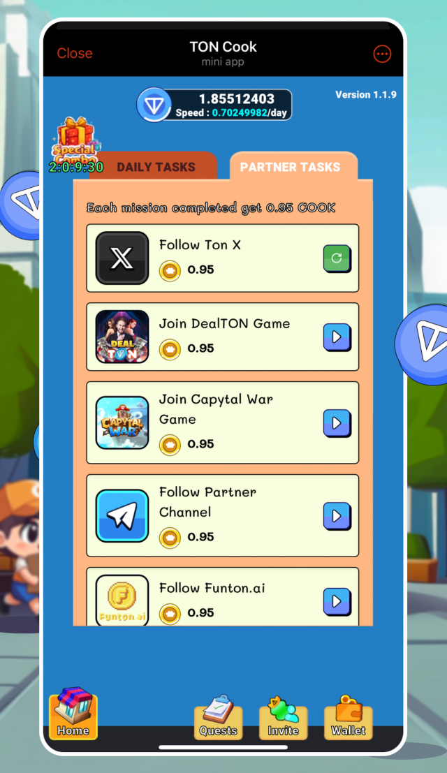 TON Cook screenshot 2