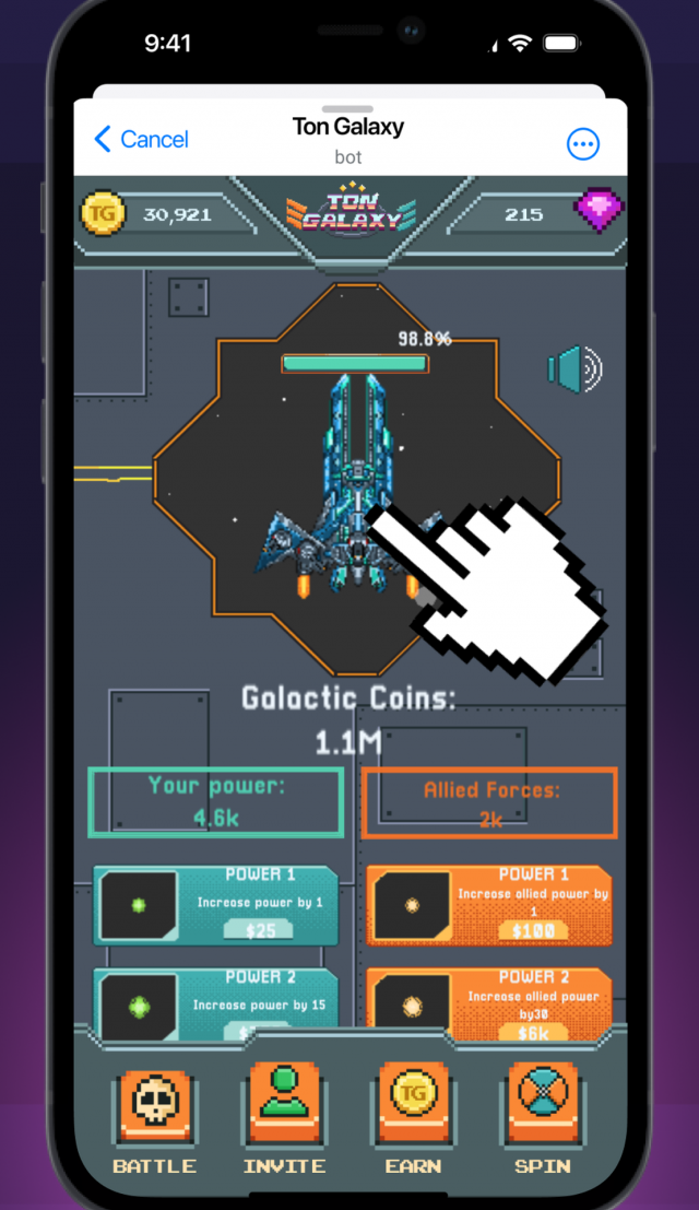 Ton Galaxy screenshot 1