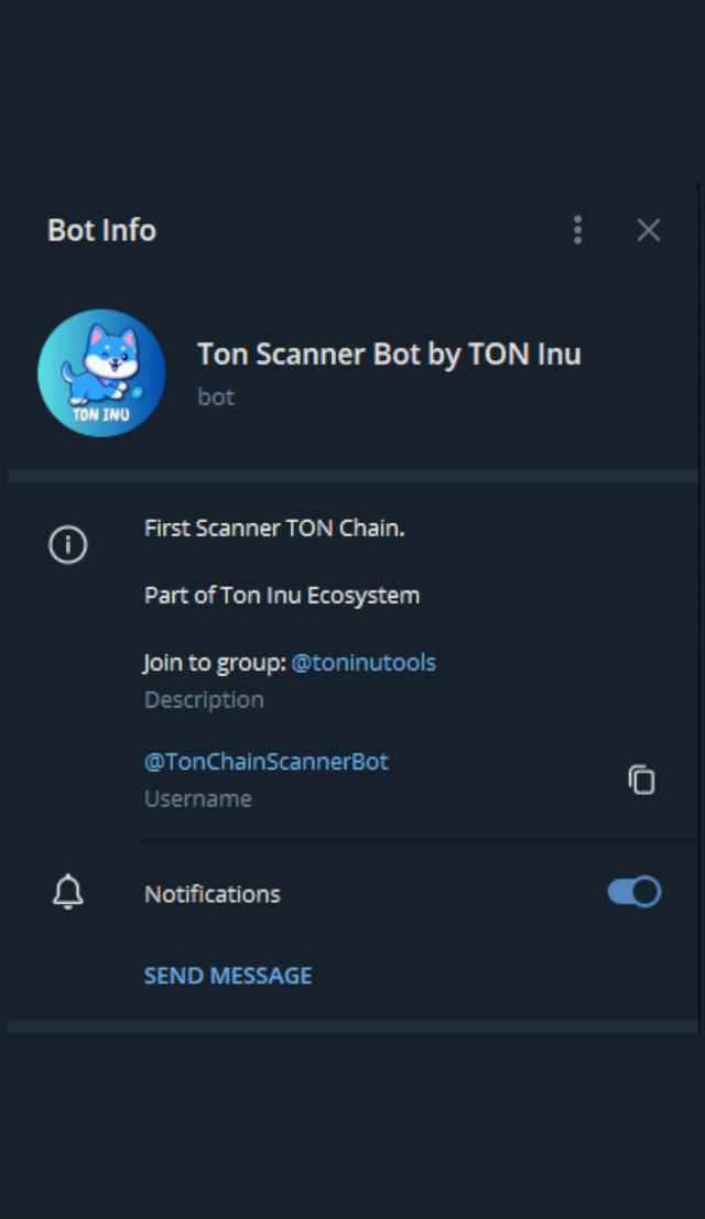Ton Inu Scanner screenshot 1