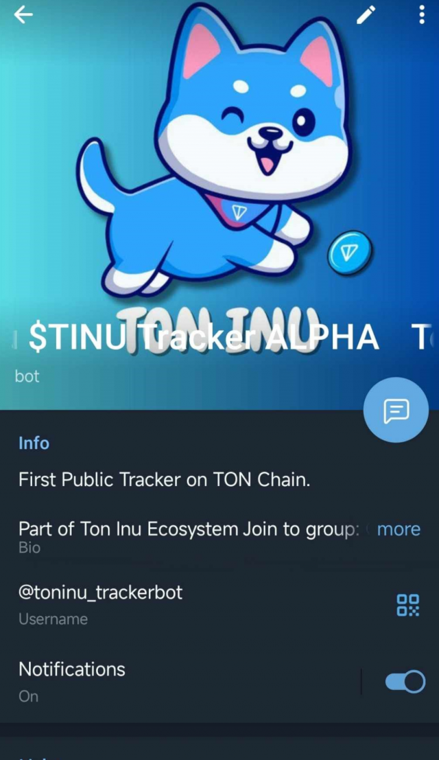 TON INU Tracker screenshot 1