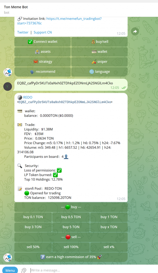 Ton Meme Bot screenshot 1