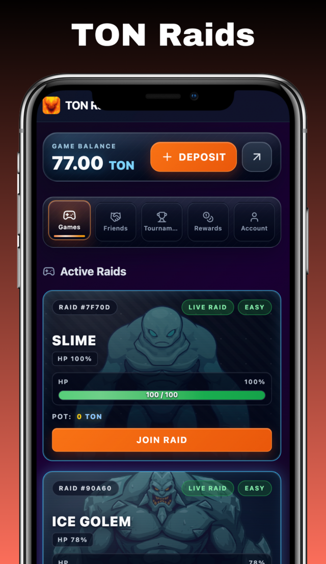 TON Raids screenshot 1