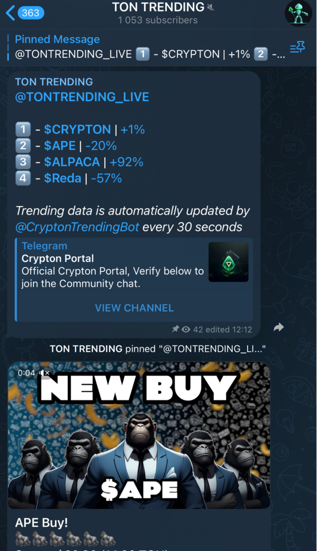 TON Trending screenshot 2