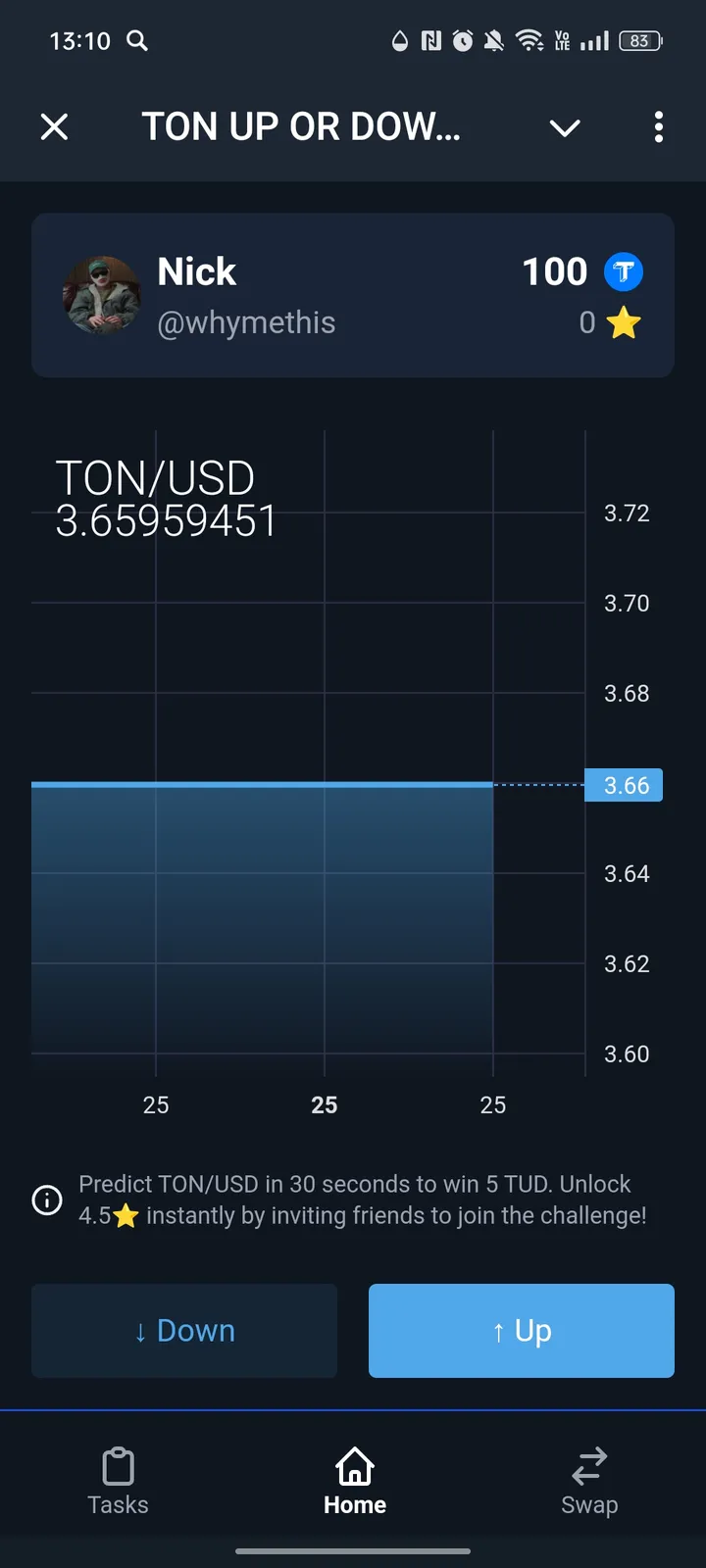 TON UP OR DOWN BOT screenshot 1