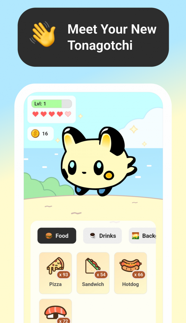 Tonagotchi screenshot 1