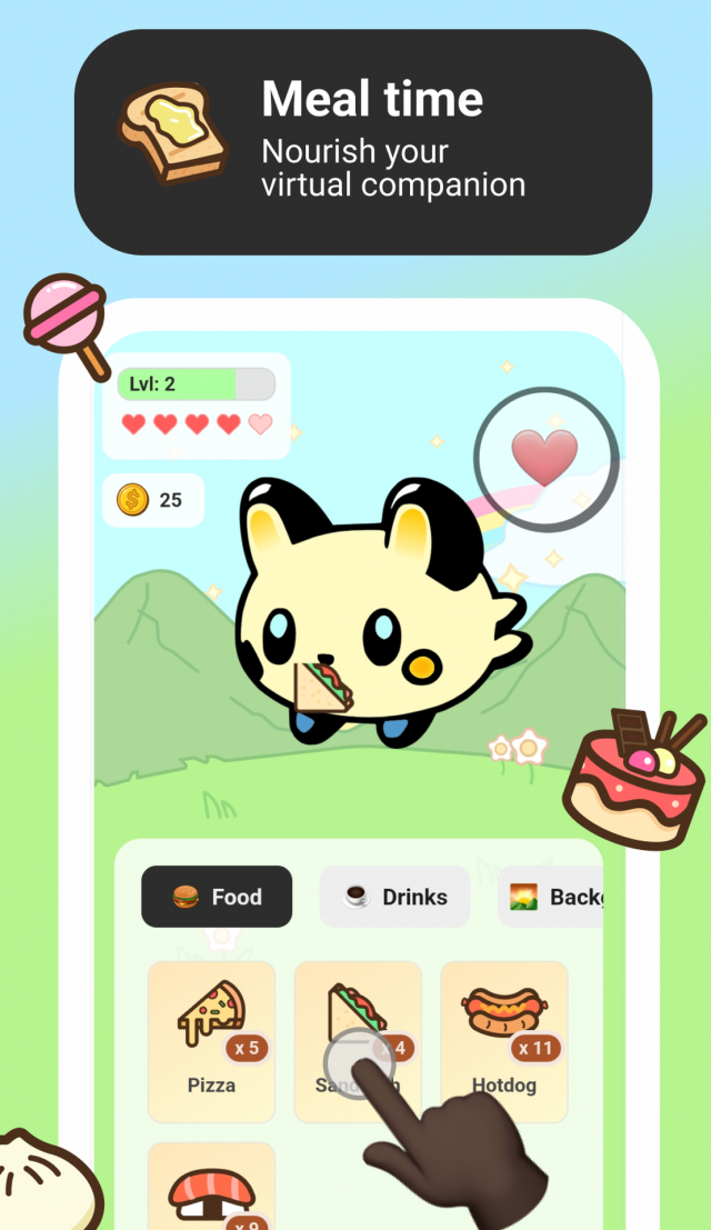 Tonagotchi screenshot 2