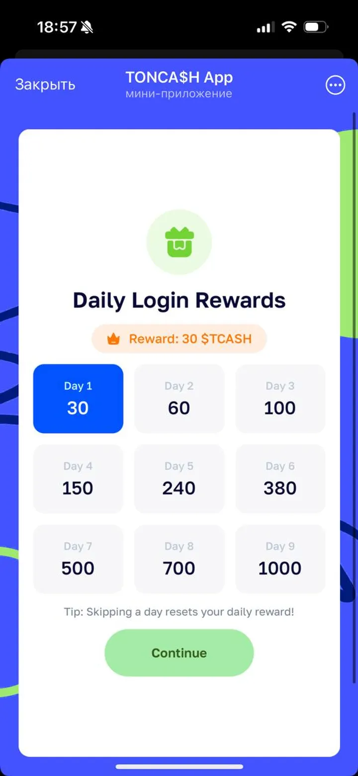 TONCA$H App screenshot 1