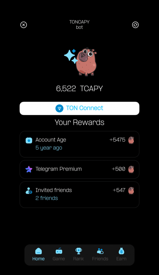 TonCapy screenshot 1